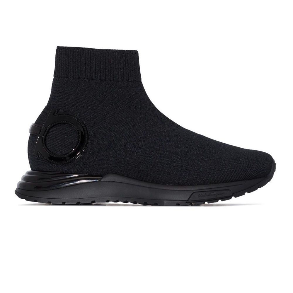 Brand new Salvatore Ferragamo sock-style slip-on sneakers.